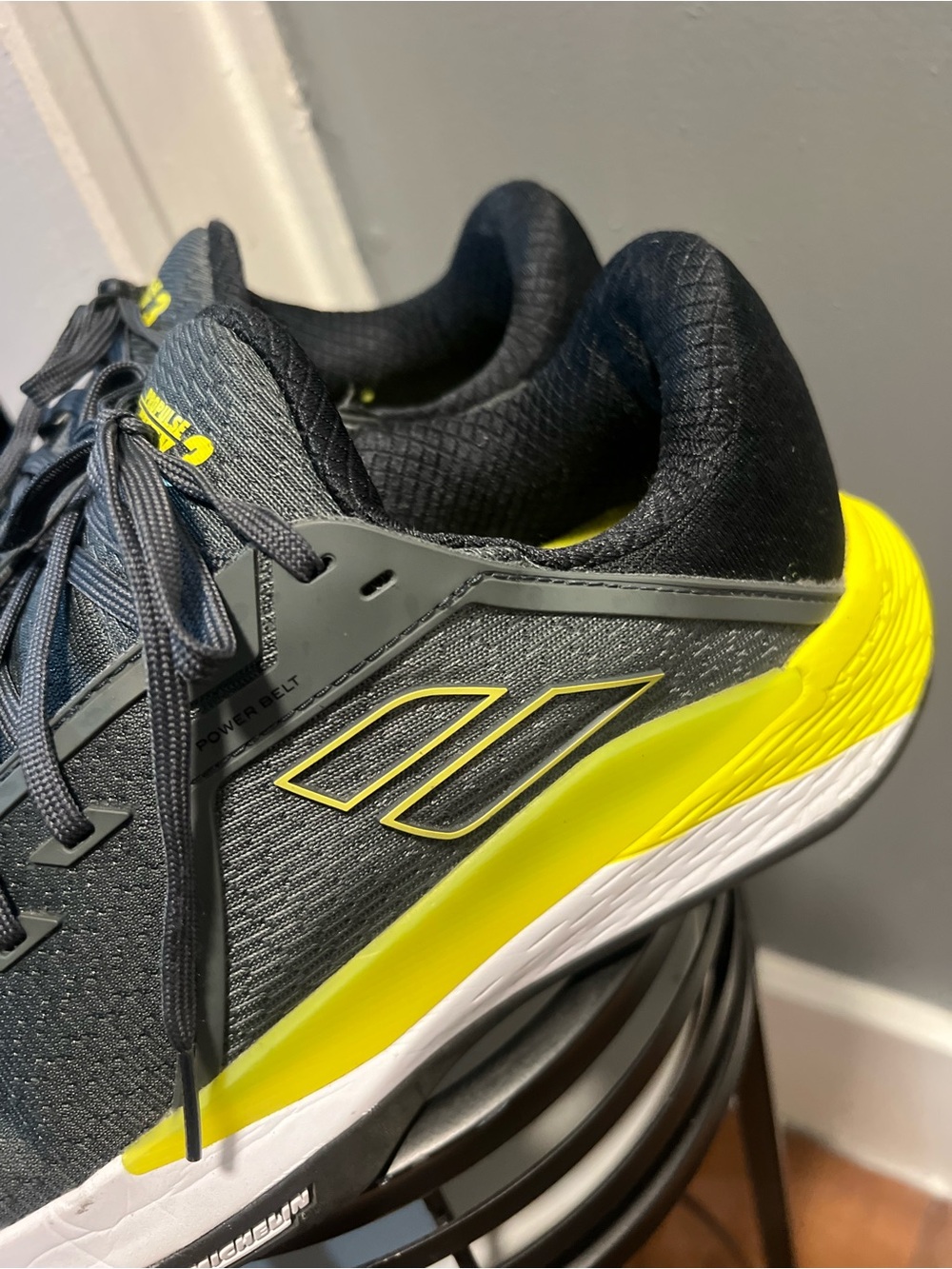 Babolat Propulse Fury 3 All Court Men's Tennis Shoes Black/Yellow/White 12.5 M - Picture 5 of 10